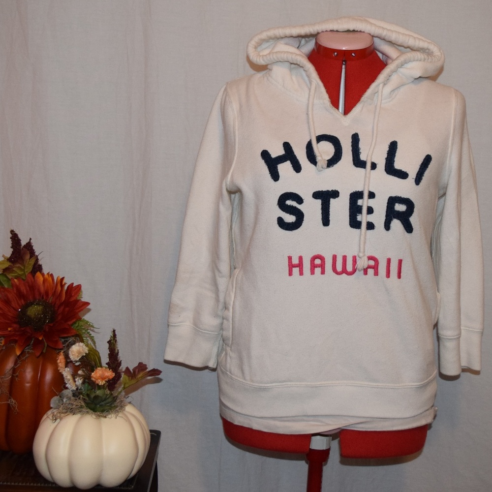 Holister half sleeve hoodie
